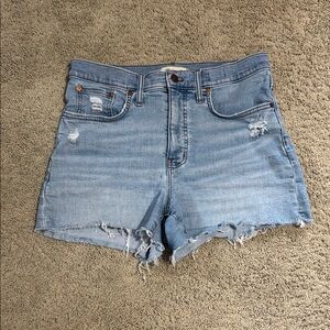 Madewell High Rise Denim Shorts